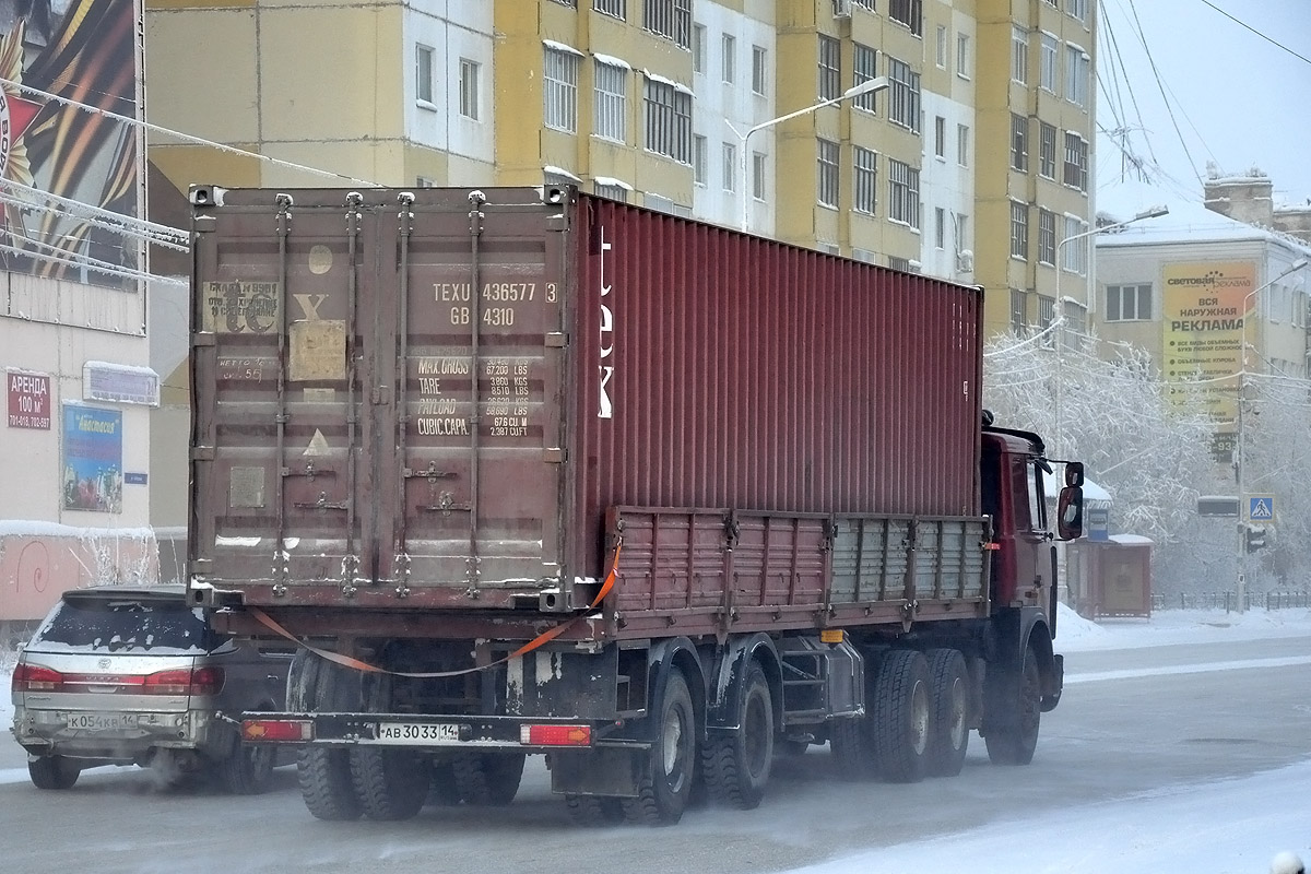 Саха (Якутия), № Е 686 ВО 14 — МАЗ-6422 (общая модель)