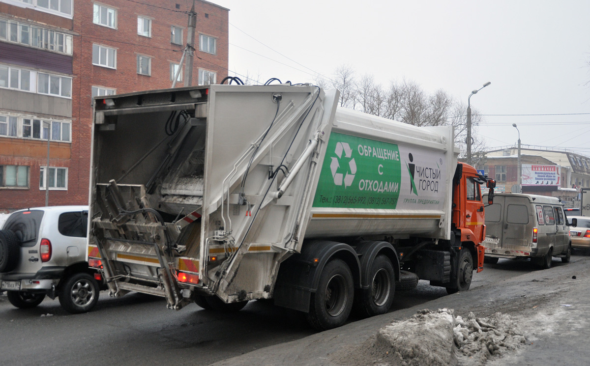 Омская область, № Т 344 ОУ 55 — КамАЗ-65115-L4