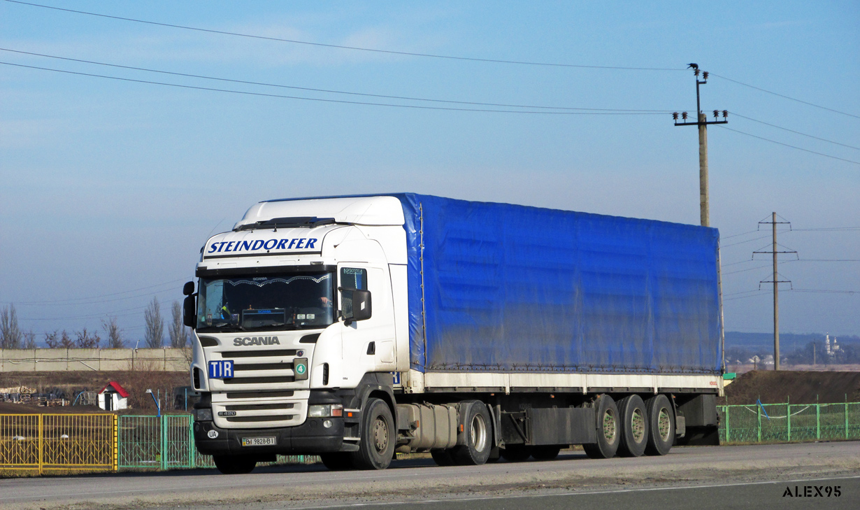 Полтавская область, № ВІ 9828 ВІ — Scania ('2004) R420