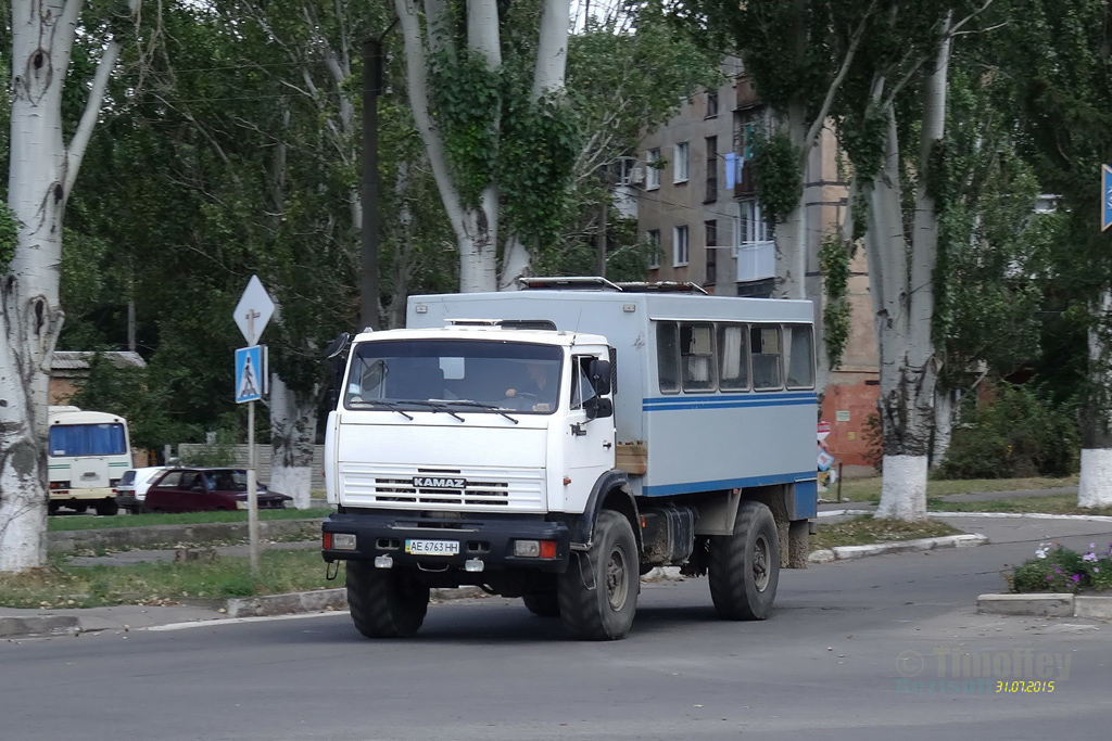 Днепропетровская область, № АЕ 6763 НН — КамАЗ-4326 (общая модель)