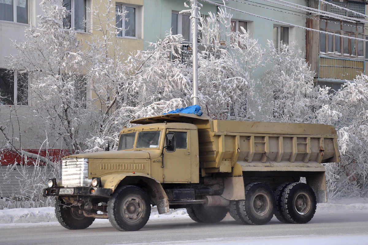 Саха (Якутия), № В 987 ВХ 14 — КрАЗ-256Б1