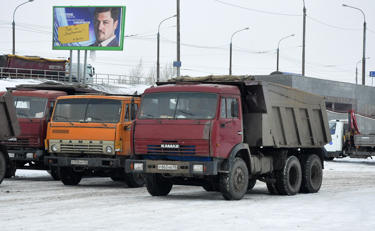 Омская область, № Р 863 НВ 55 — КамАЗ-65115-02 [65115C]