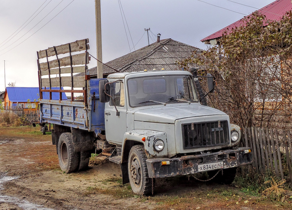 Курганская область, № Х 834 ЕС 45 — ГАЗ-4301