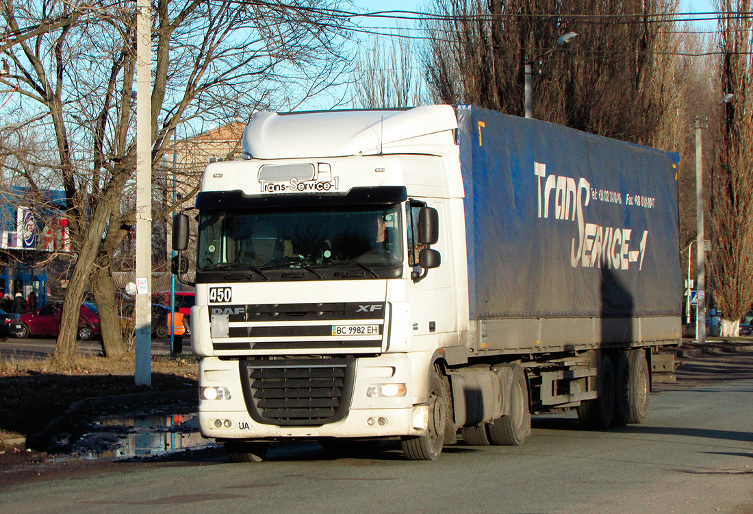 Львовская область, № 450 — DAF XF105 FT