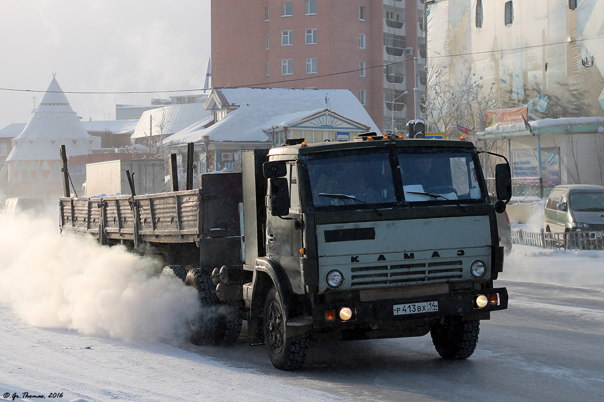 Саха (Якутия), № Р 413 ВХ 14 — КамАЗ-5410