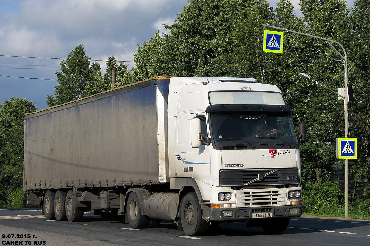 Ярославская область, № Т 855 ТЕ 76 — Volvo ('1993) FH12.460