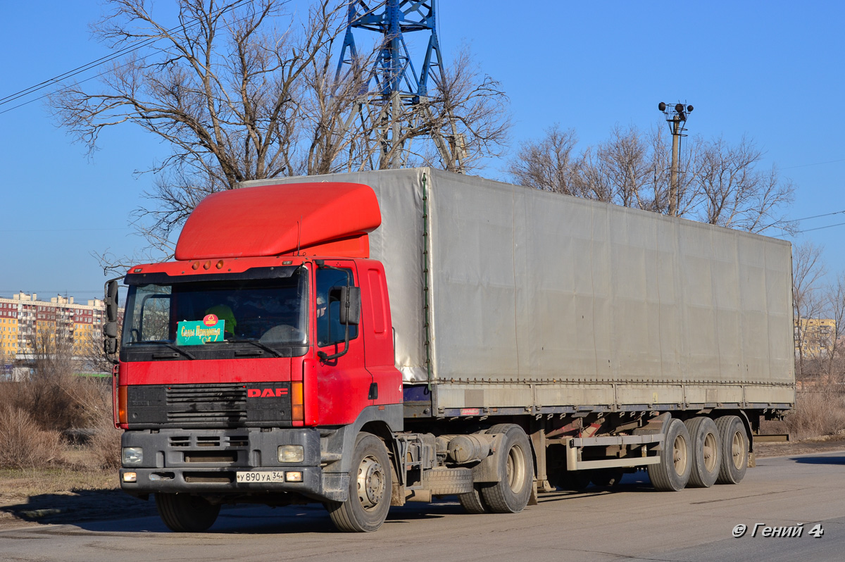 Волгоградская область, № У 890 УА 34 — DAF 85 (CF) FT