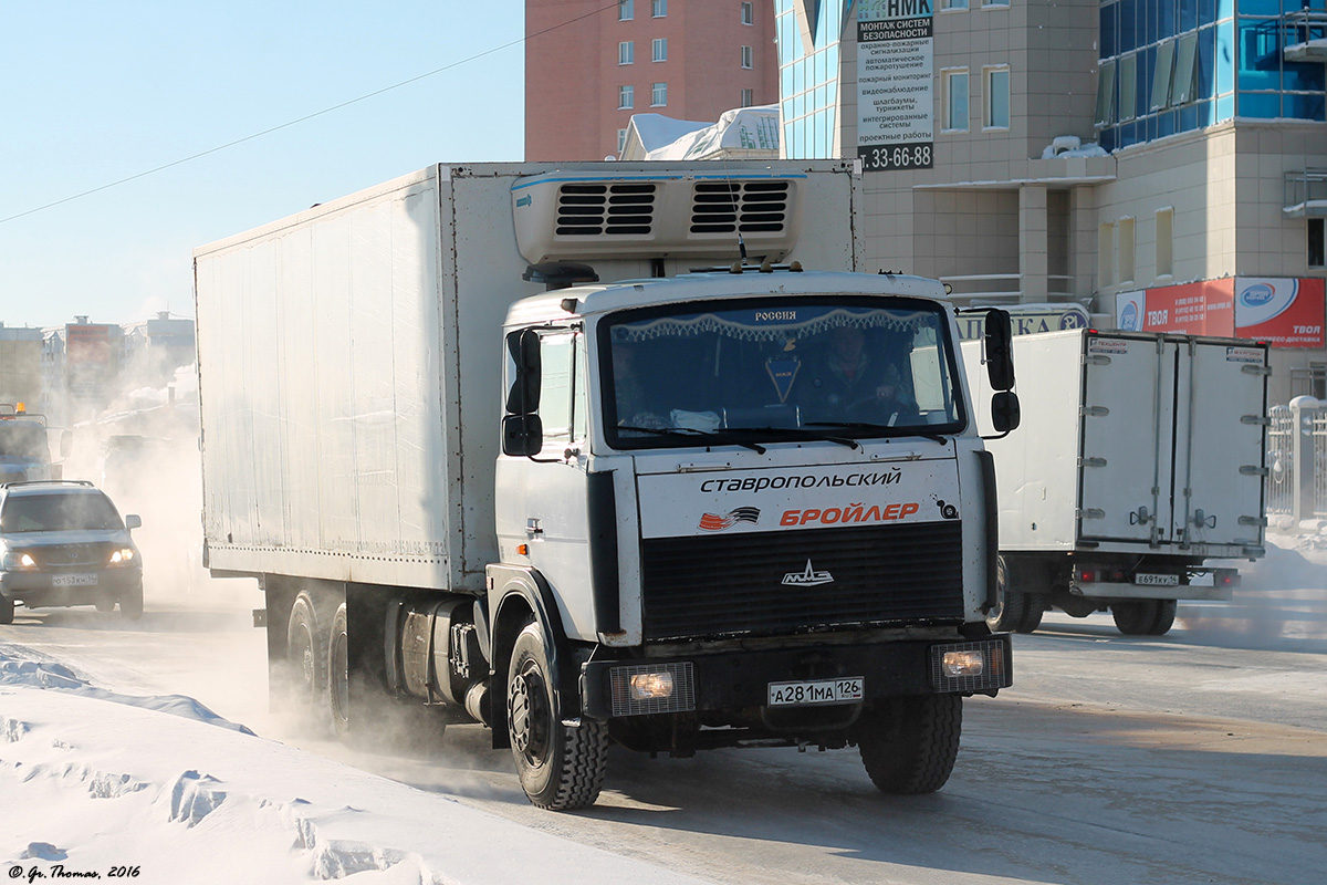 Ставропольский край, № А 281 МА 126 — МАЗ-6303 (общая модель)