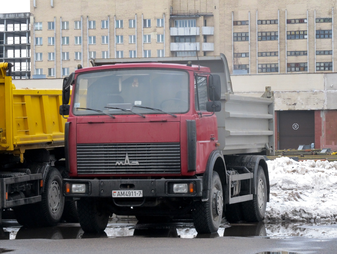 Минск, № АМ 4911-7 — МАЗ-5551 (общая модель)