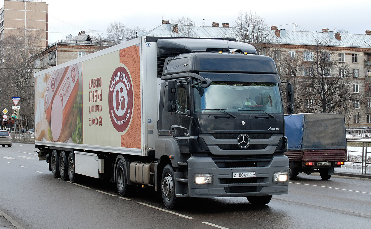 Москва, № О 180 АУ 777 — Mercedes-Benz Axor 1840