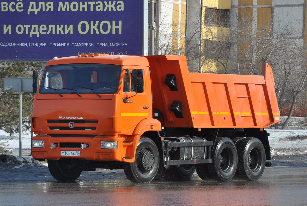 Омская область, № Т 305 ВА 55 — КамАЗ-65115-A4(23)