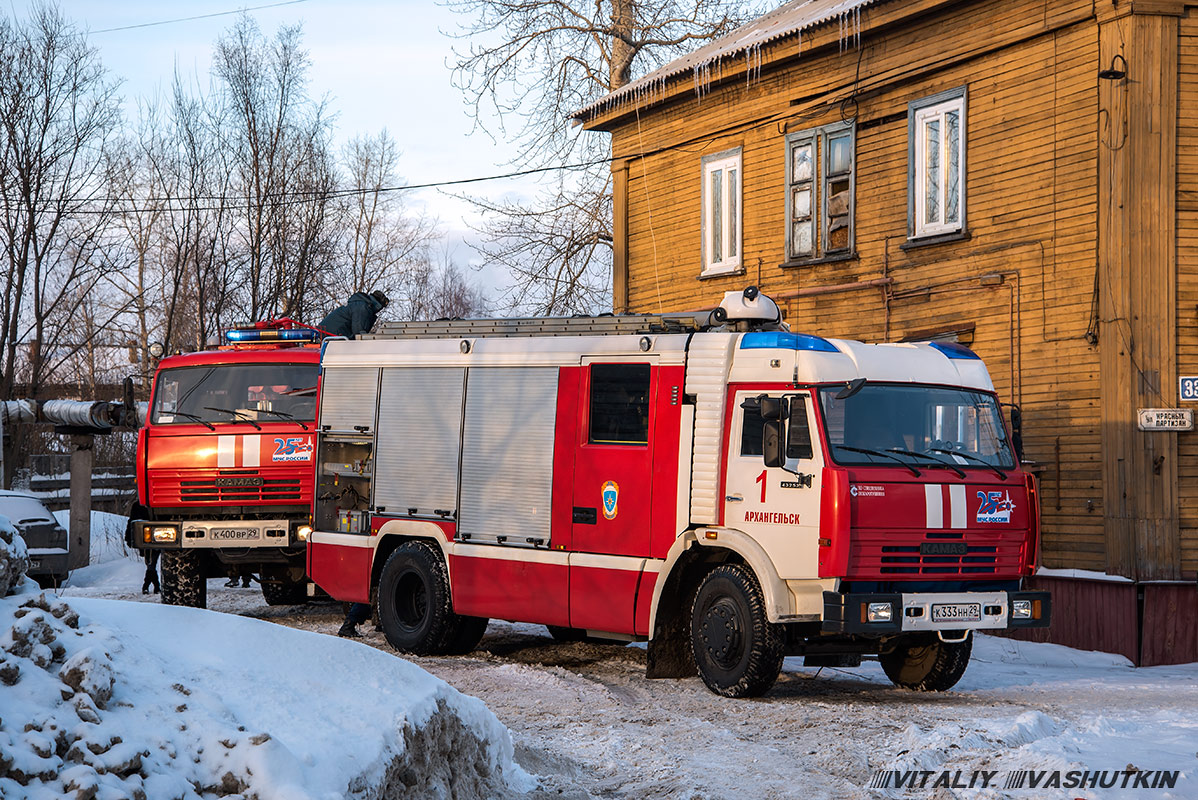 Архангельская область, № К 333 НН 29 — КамАЗ-43253-A3