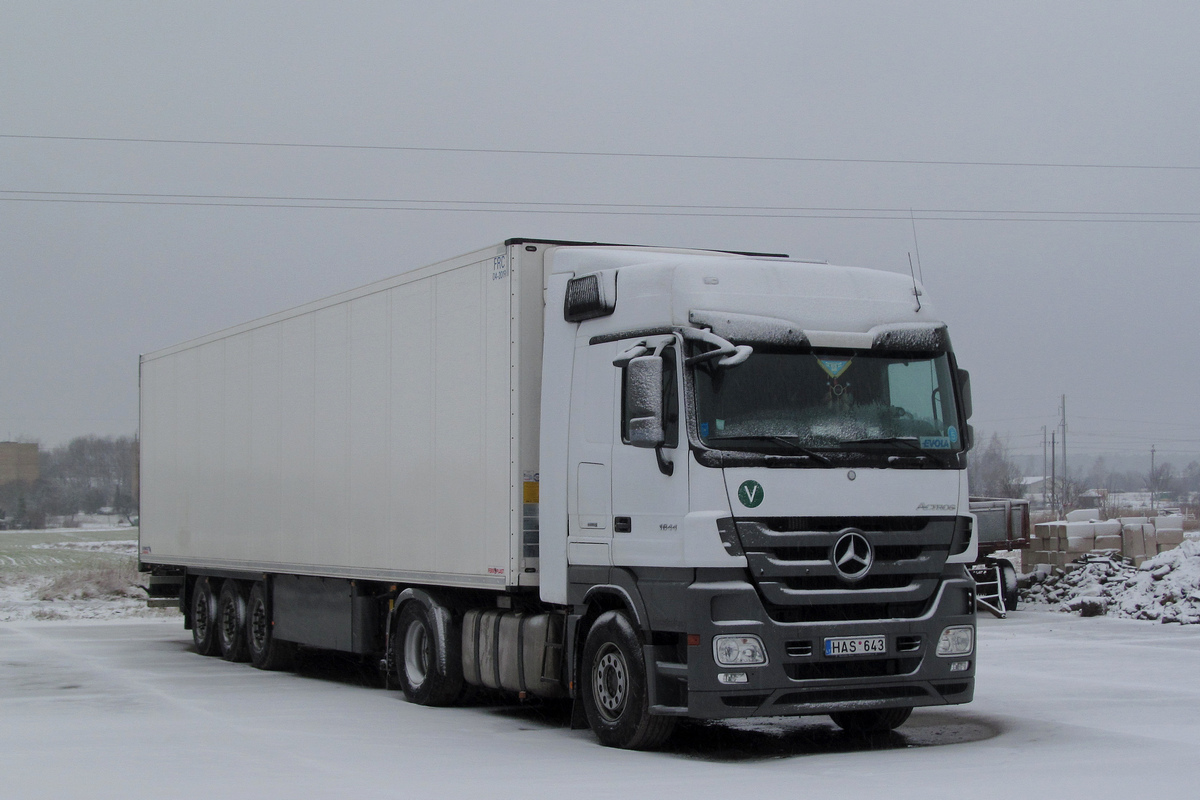 Литва, № HAS 643 — Mercedes-Benz Actros ('2009) 1844