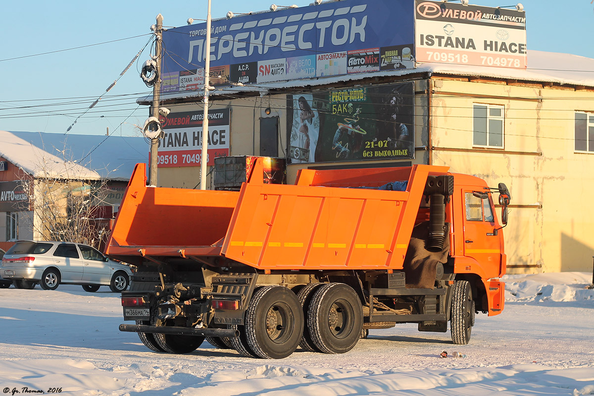 Саха (Якутия), № М 366 МА 14 — КамАЗ-65115-L4