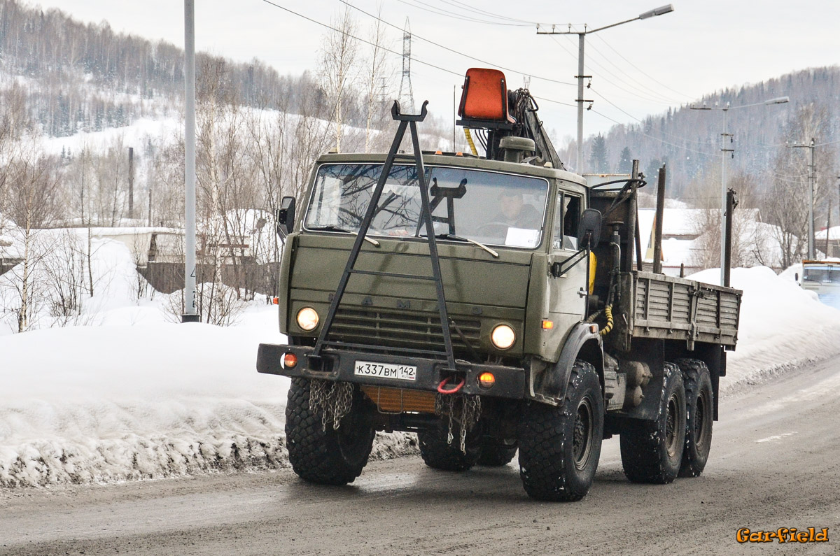 Кемеровская область, № К 337 ВМ 142 — КамАЗ-43101