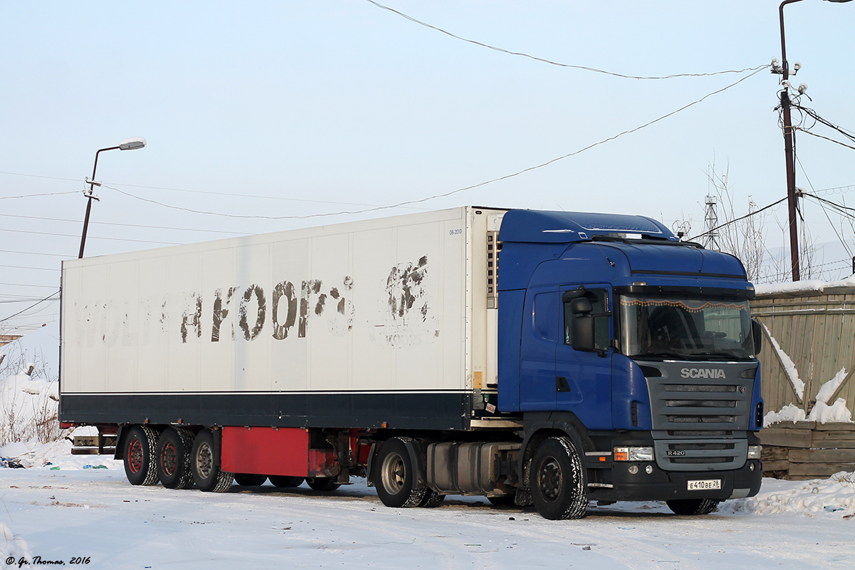 Амурская область, № Е 410 ВЕ 28 — Scania ('2004) R420