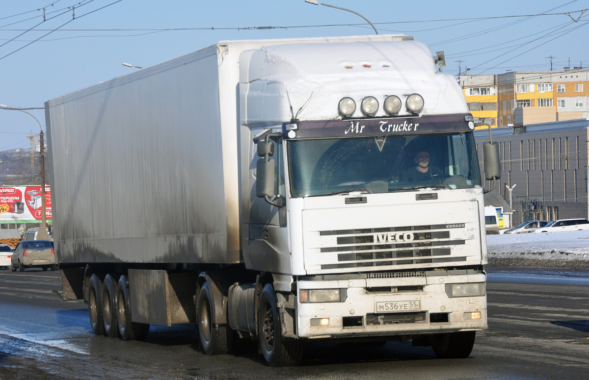 Омская область, № М 536 УЕ 55 — IVECO EuroStar