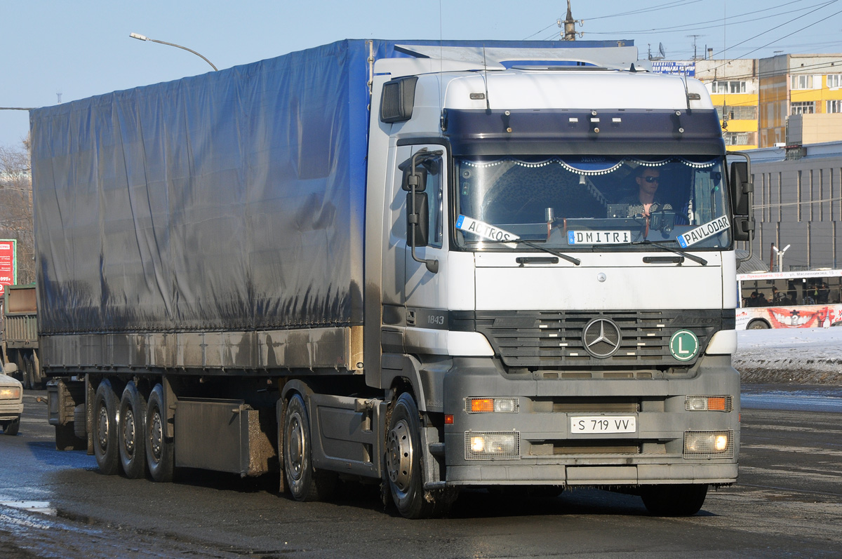 Павлодарская область, № S 719 VV — Mercedes-Benz Actros ('1997) 1843