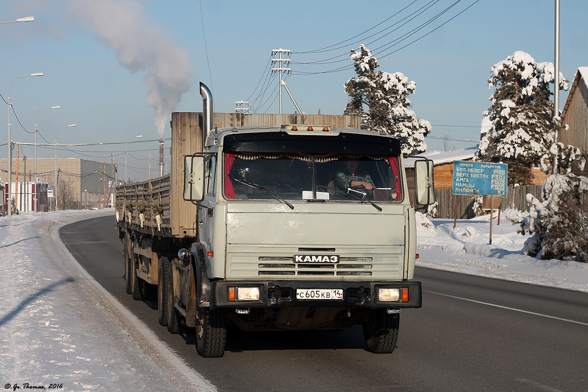 Саха (Якутия), № С 605 КВ 14 — КамАЗ-5320