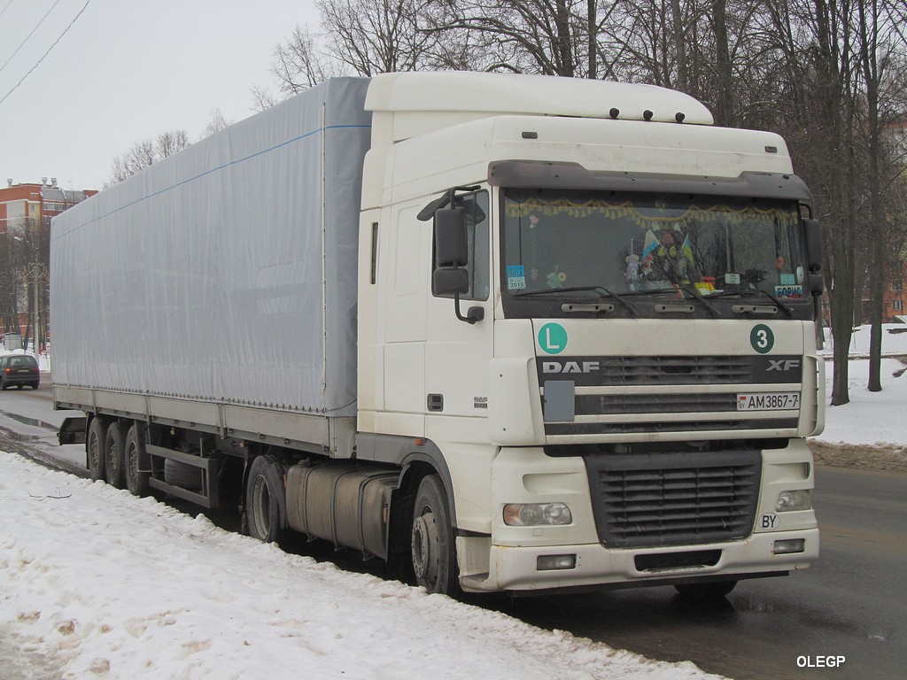 Минск, № АМ 3867-7 — DAF XF95 FT