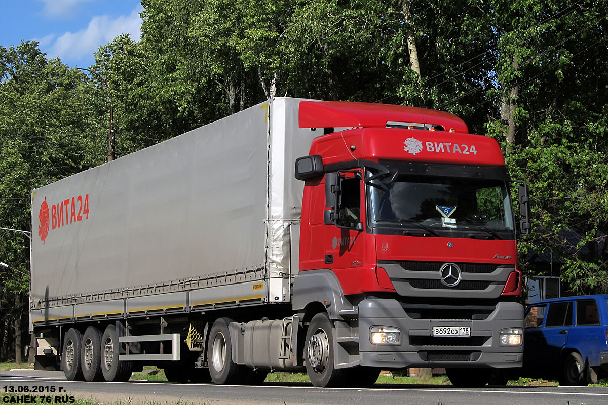 Санкт-Петербург, № В 692 СХ 178 — Mercedes-Benz Axor 1835 [Z9M]