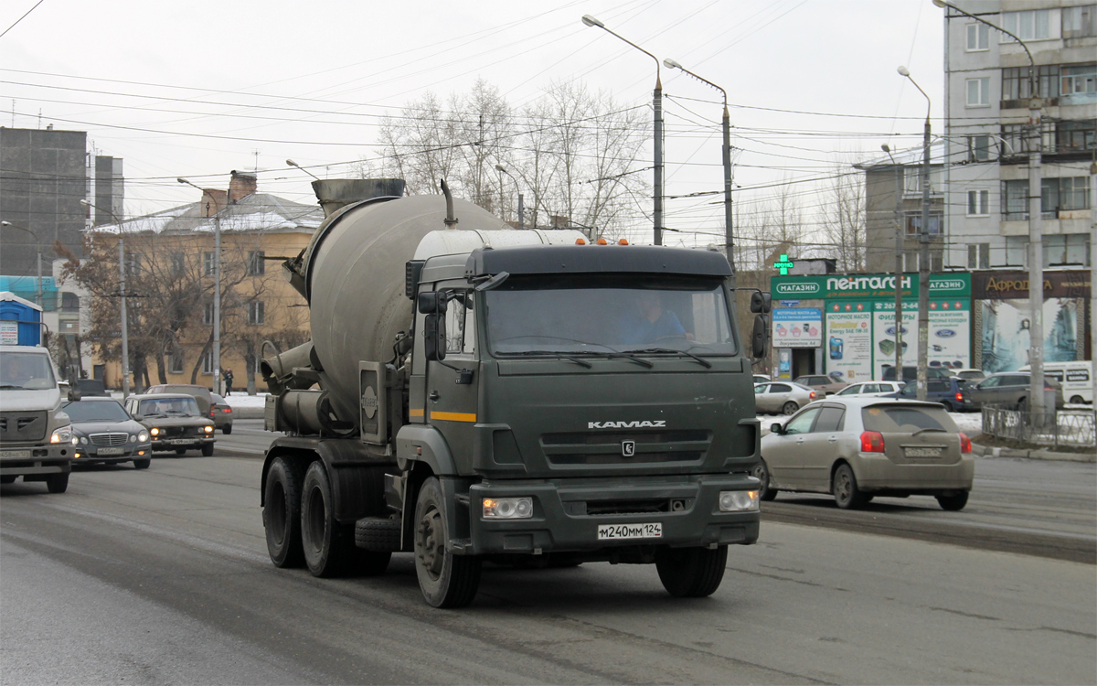 Красноярский край, № М 240 ММ 124 — КамАЗ-65116-N3(78)