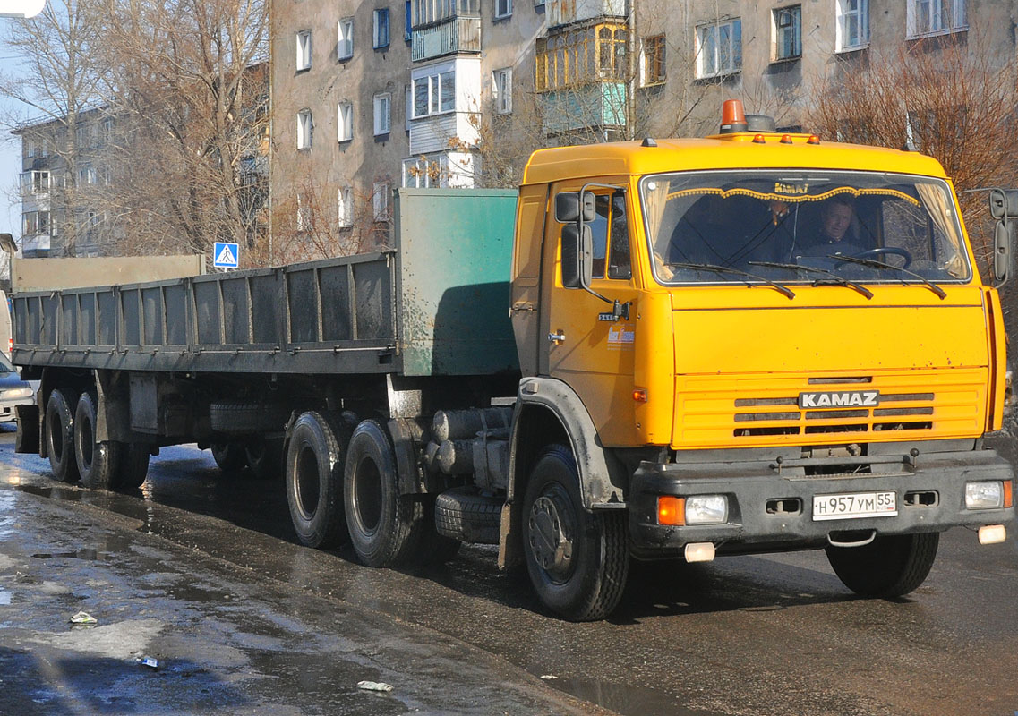 Омская область, № Н 957 УМ 55 — КамАЗ-54115-15 [54115R]