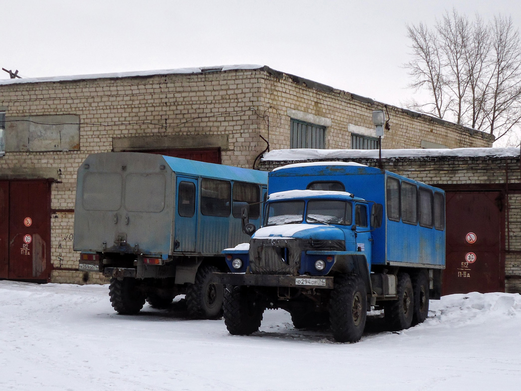 Челябинская область, № О 294 ОР 74 — Урал-4320-01