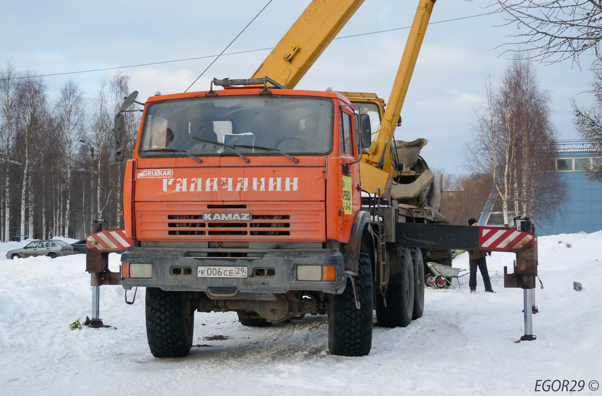 Архангельская область, № К 006 СЕ 29 — КамАЗ-43118-15 [43118R]