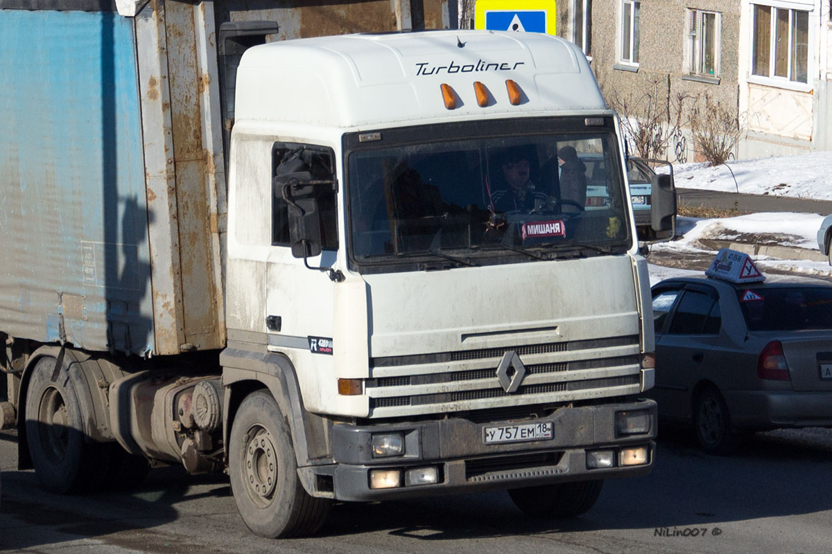 Удмуртия, № У 757 ЕМ 18 — Renault R-Series Major