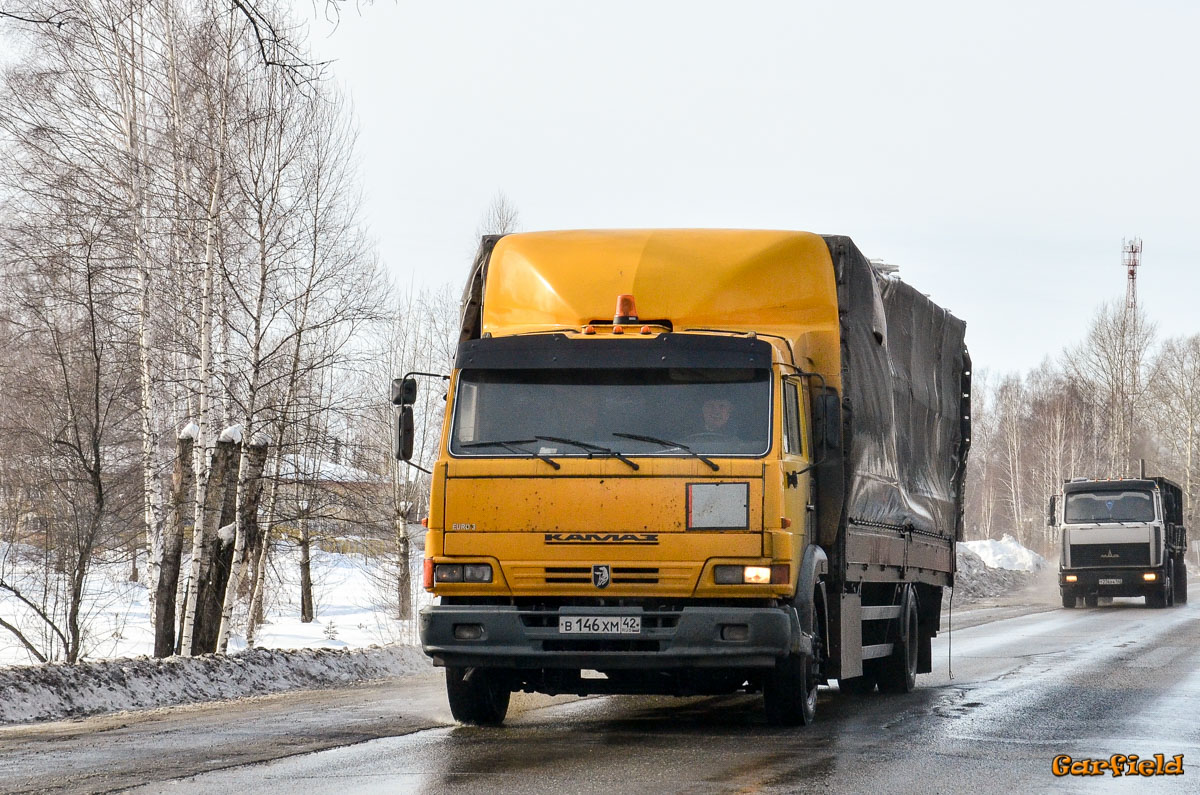 Кемеровская область, № В 146 ХМ 42 — КамАЗ-43085