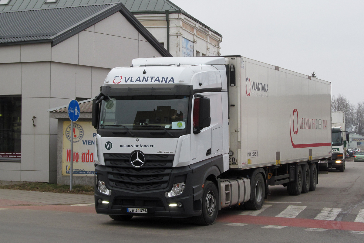 Литва, № JAD 374 — Mercedes-Benz Actros ('2011) 1845