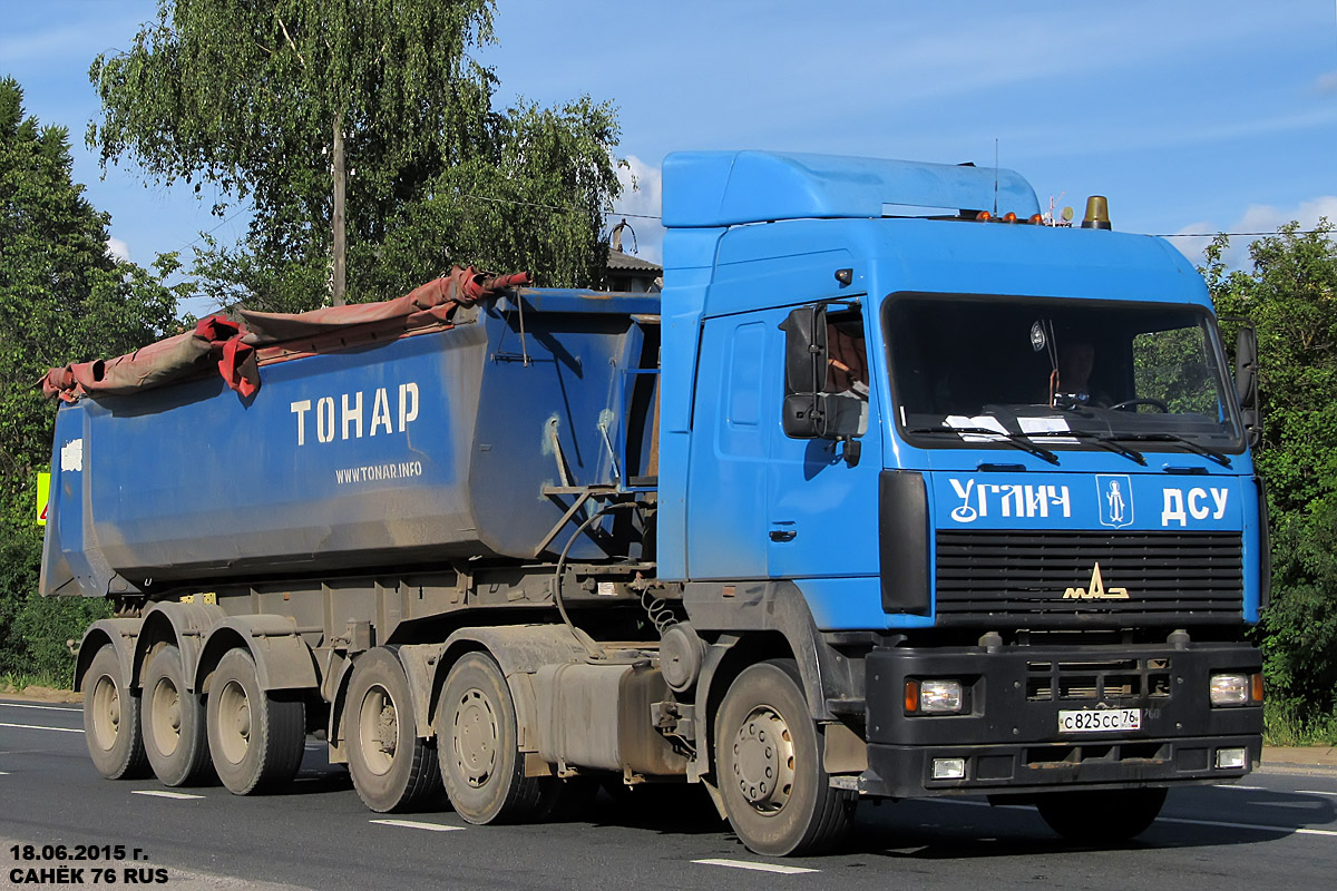 Ярославская область, № С 825 СС 76 — МАЗ-6430A8