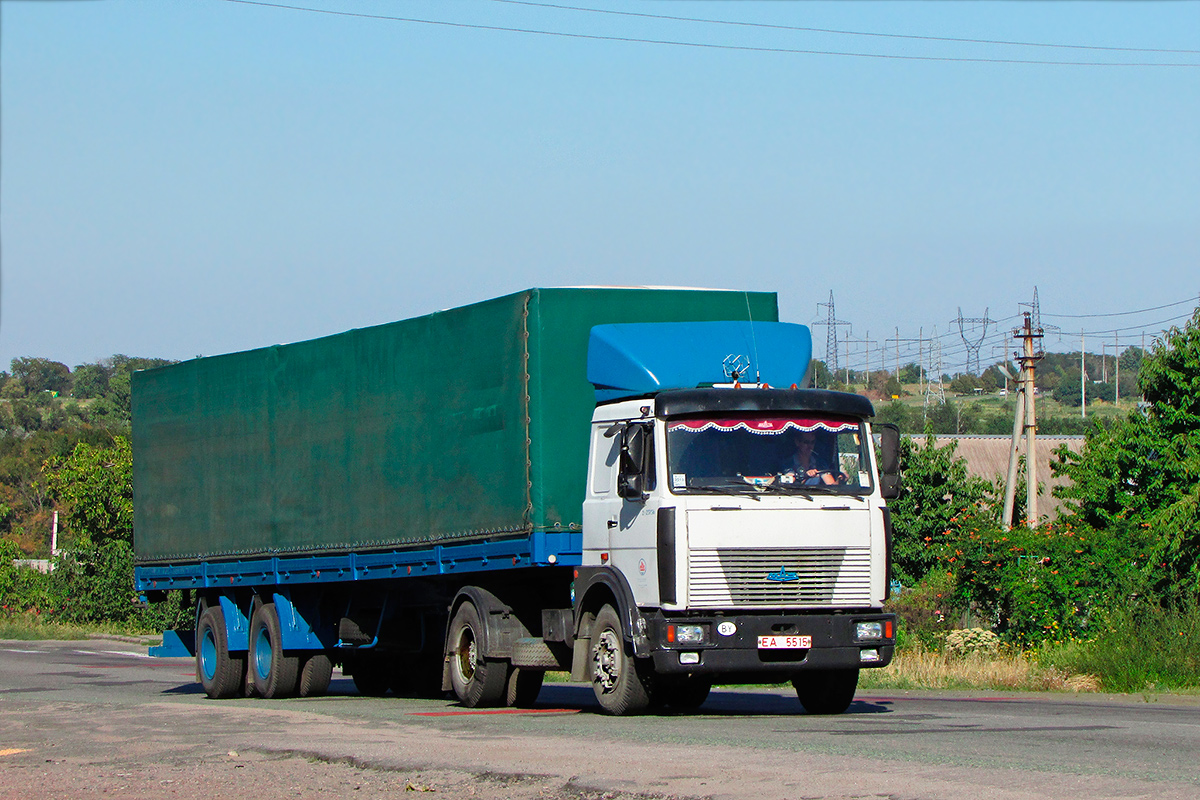 Гомельская область, № ЕА 5515 — МАЗ-5432 (общая модель)