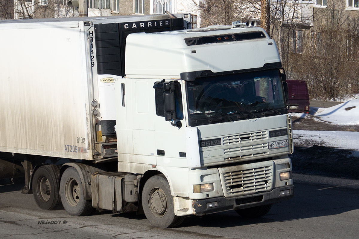 Удмуртия, № Н 819 НО 18 — DAF 95XF FT