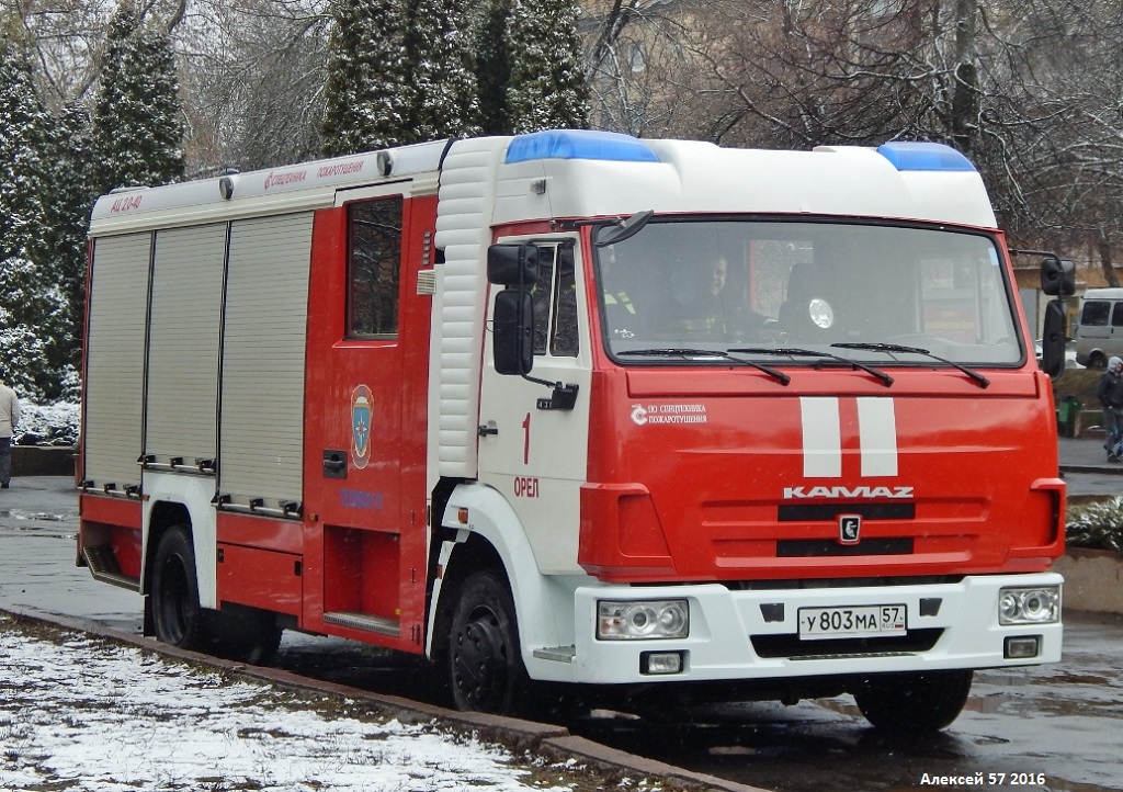 Орловская область, № У 803 МА 57 — КамАЗ-4308-H3(99)