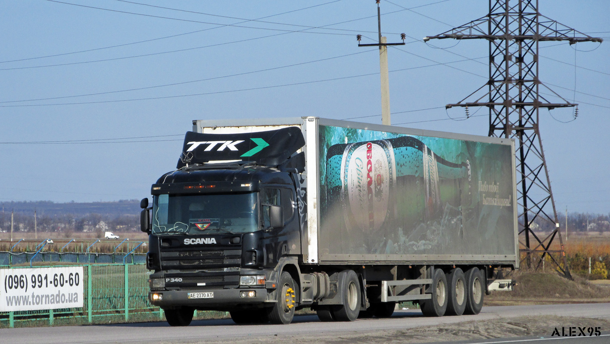 Днепропетровская область, № АЕ 2370 АТ — Scania ('1996) P340