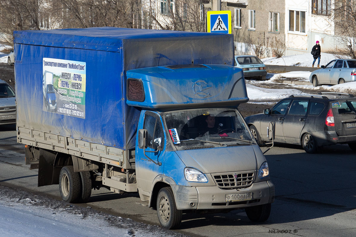 Удмуртия, № О 100 ОА 18 — ГАЗ-33106 "Валдай"