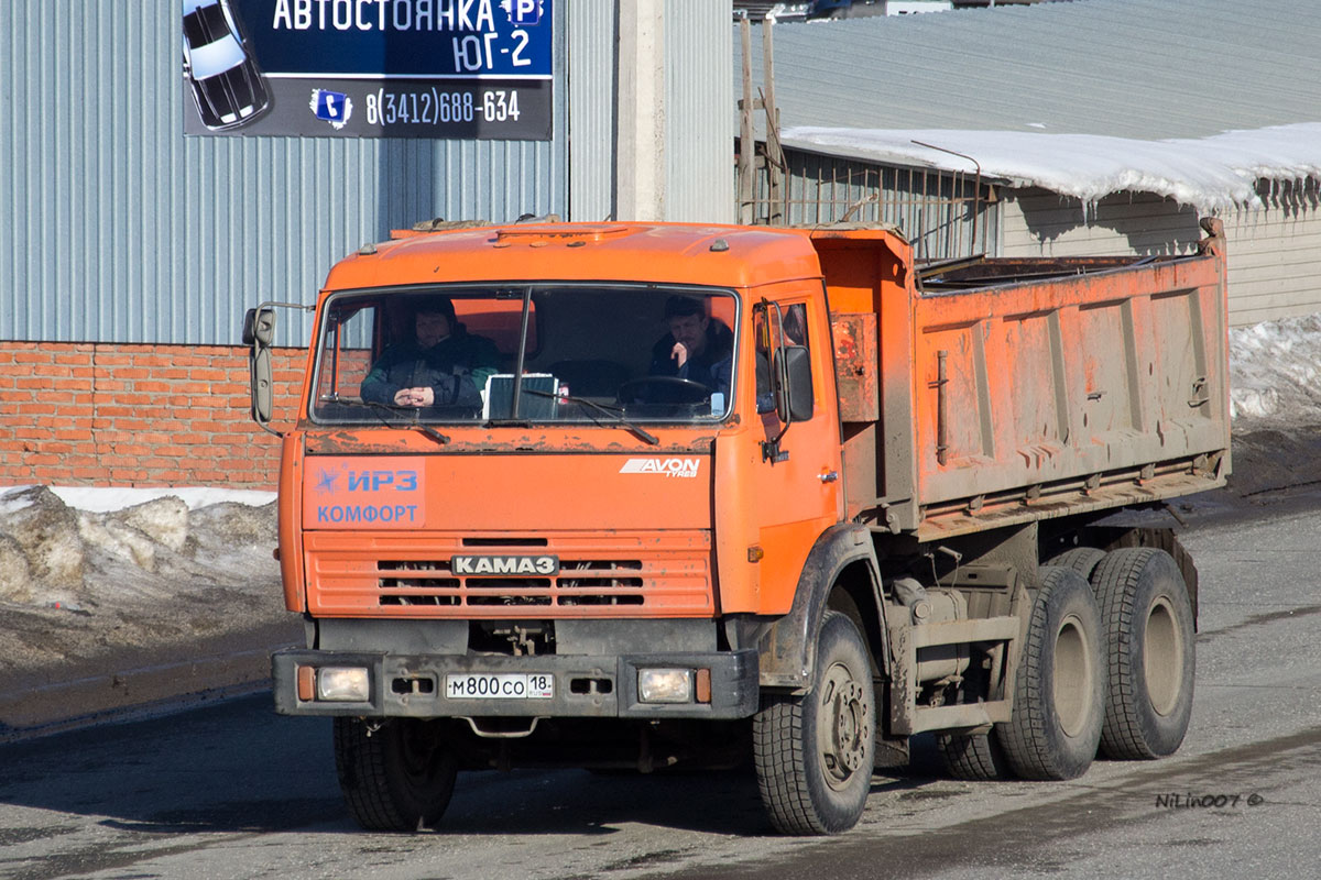 Удмуртия, № М 800 СО 18 — КамАЗ-53229-15 [53229R]