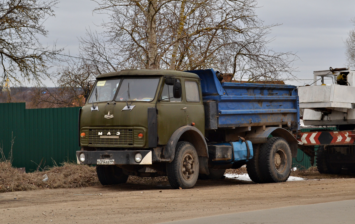 Калужская область, № А 314 АЕ 44 — МАЗ-5549