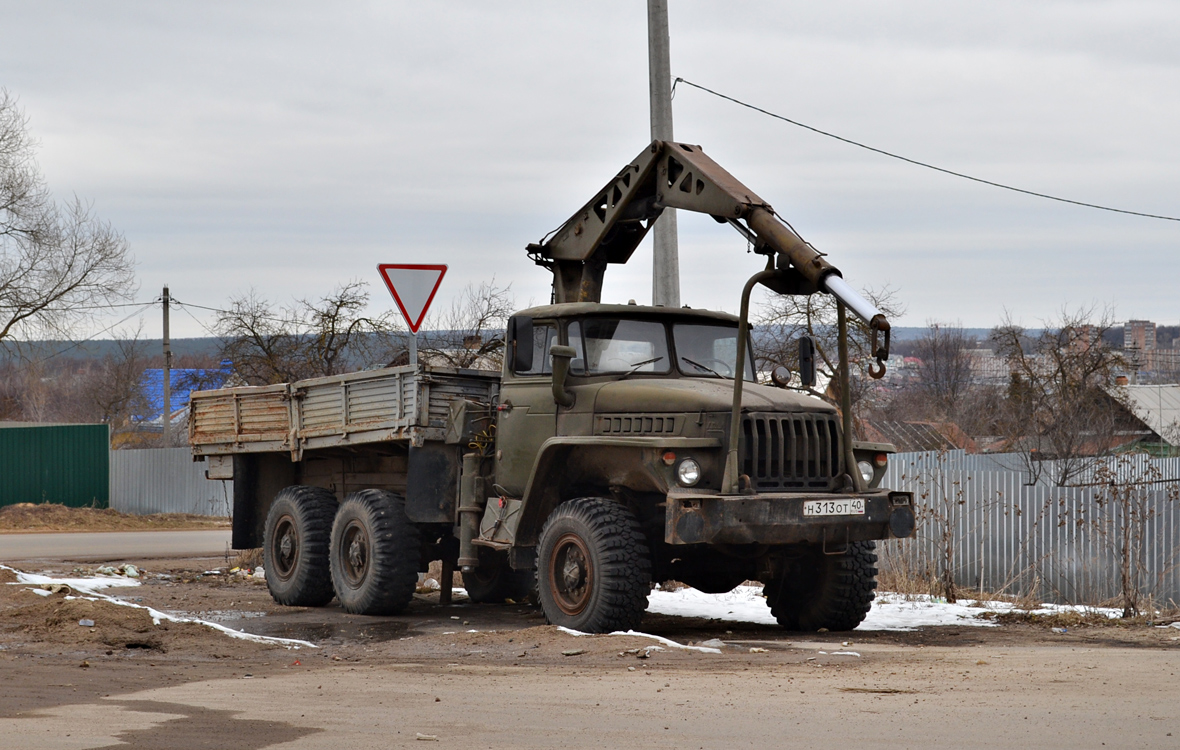 Калужская область, № Н 313 ОТ 40 — Урал-4320-02