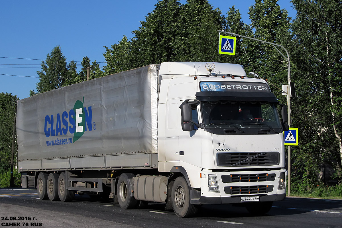 Смоленская область, № А 344 МТ 67 — Volvo ('2002) FH12.400