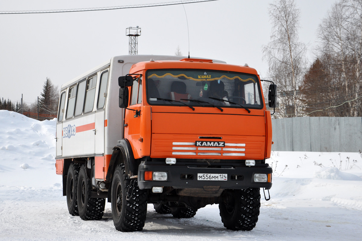 Красноярский край, № М 556 ММ 124 — КамАЗ-43114-15 [43114R]