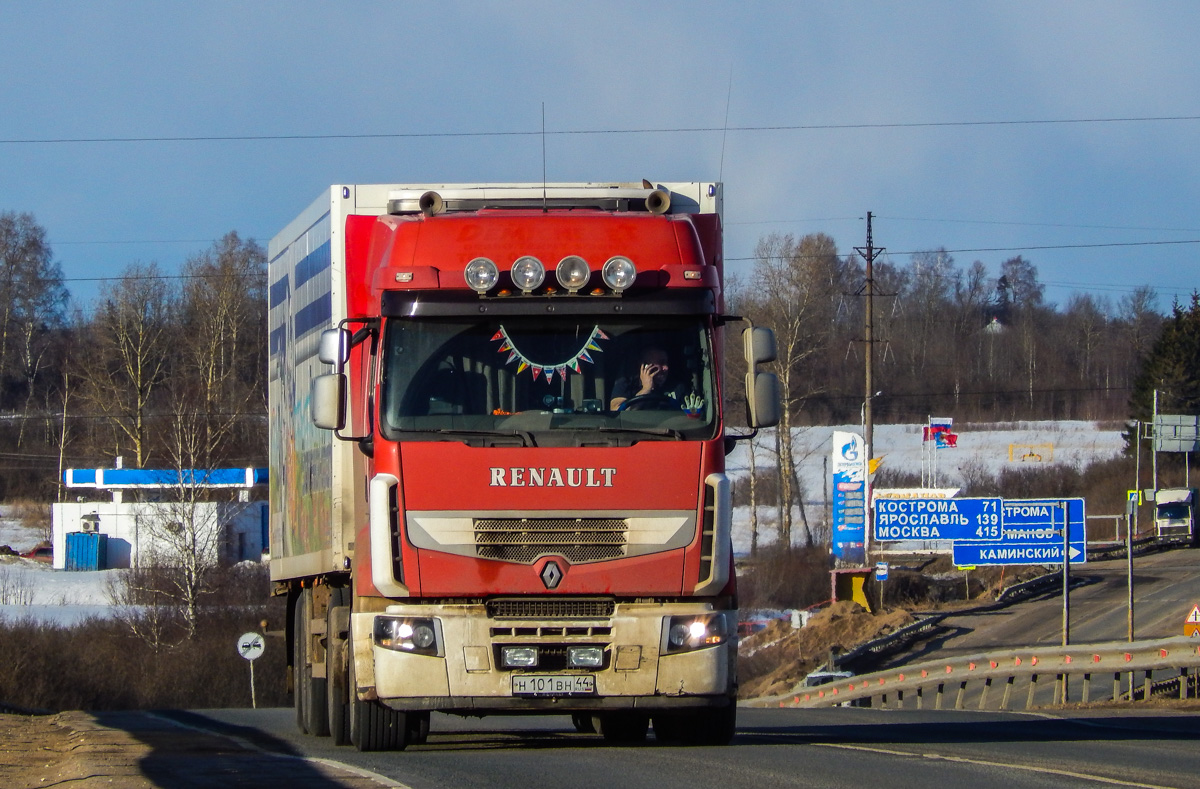 Костромская область, № Н 101 ВН 44 — Renault Premium ('1996)