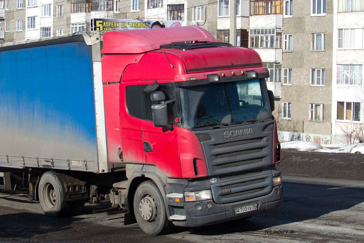 Удмуртия, № А 700 УА 18 — Scania ('2004) R420