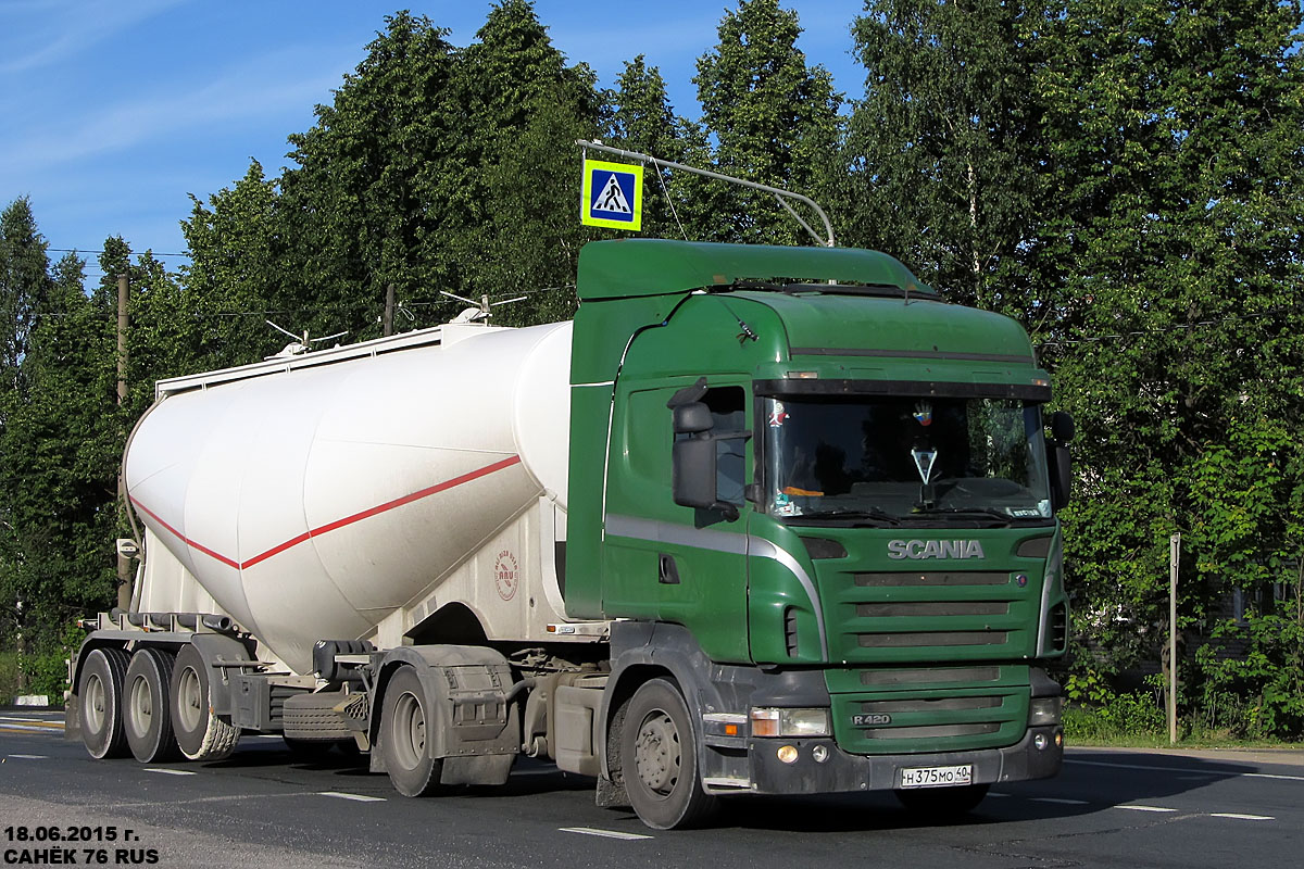 Калужская область, № Н 375 МО 40 — Scania ('2004) R420