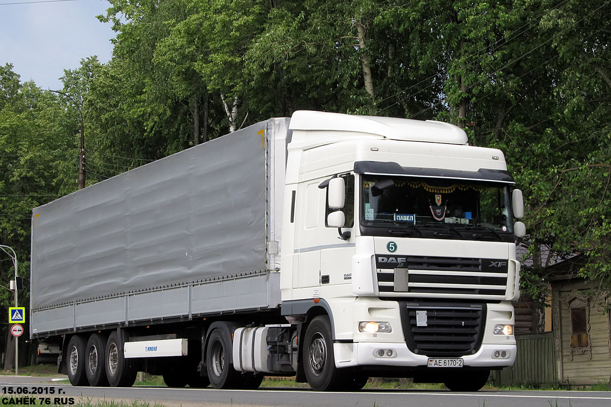 Витебская область, № АЕ 6170-2 — DAF XF105 FT