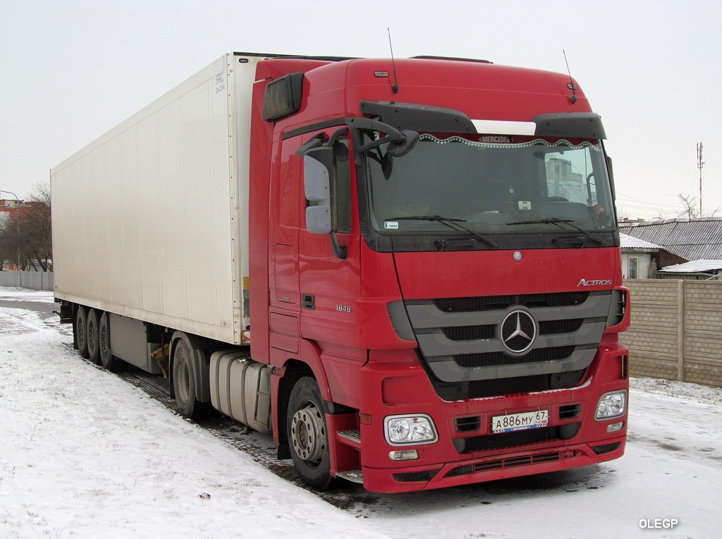 Смоленская область, № А 886 МУ 67 — Mercedes-Benz Actros ('2009) 1846