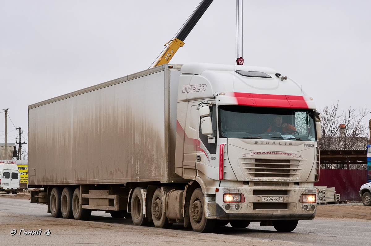 Волгоградская область, № Р 294 НК 34 — IVECO Stralis ('2002) 450