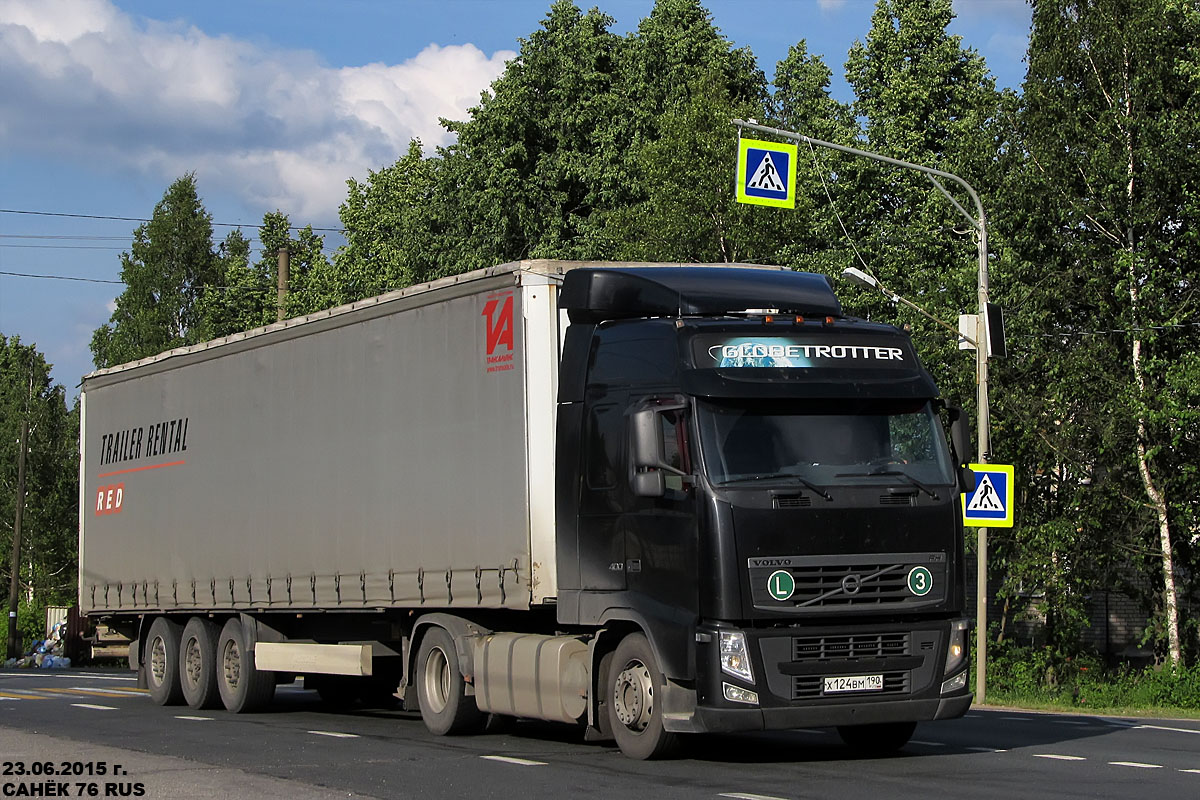 Московская область, № Х 124 ВМ 190 — Volvo ('2008) FH.400 [X9P]